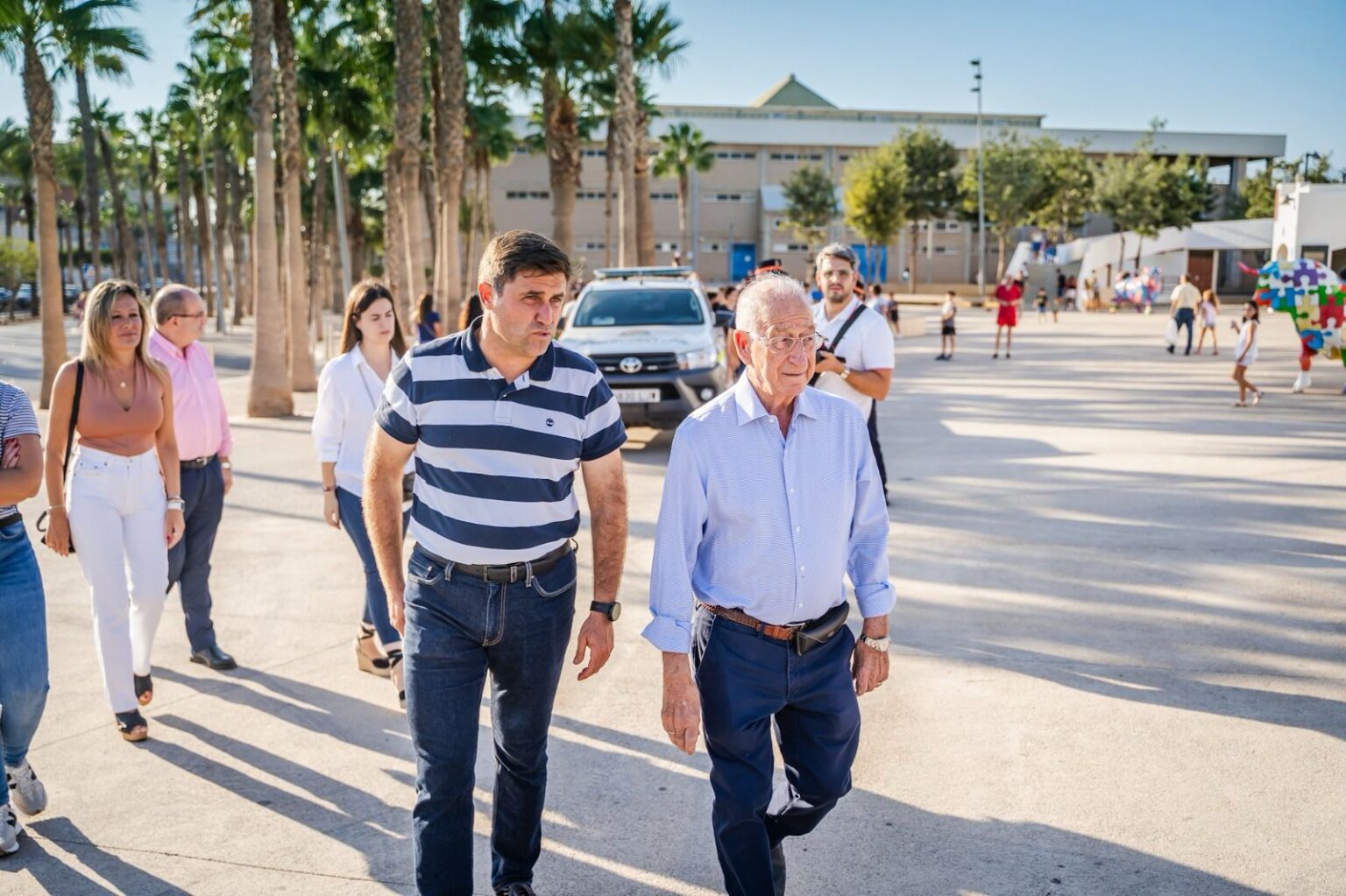 Podio de la Clásica Ciclista de Almería