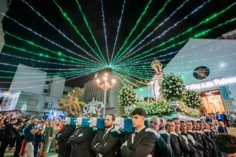 Procesión virgen del rosario